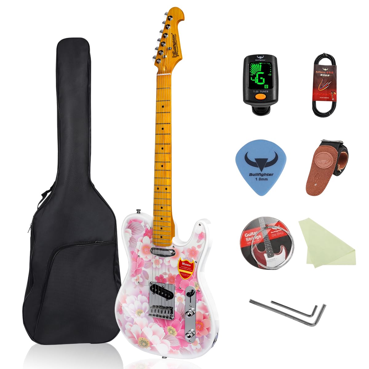 Amazon | Bullfighter エレキギター TLテレキャスター大人 初心者